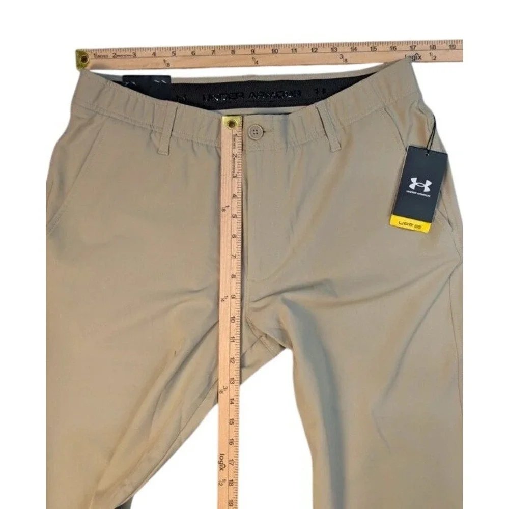 NWT~Under Armour~Men's UA Drive Golf Pants ~ Khaki Base ~ 36x36 ~ Style 1364407